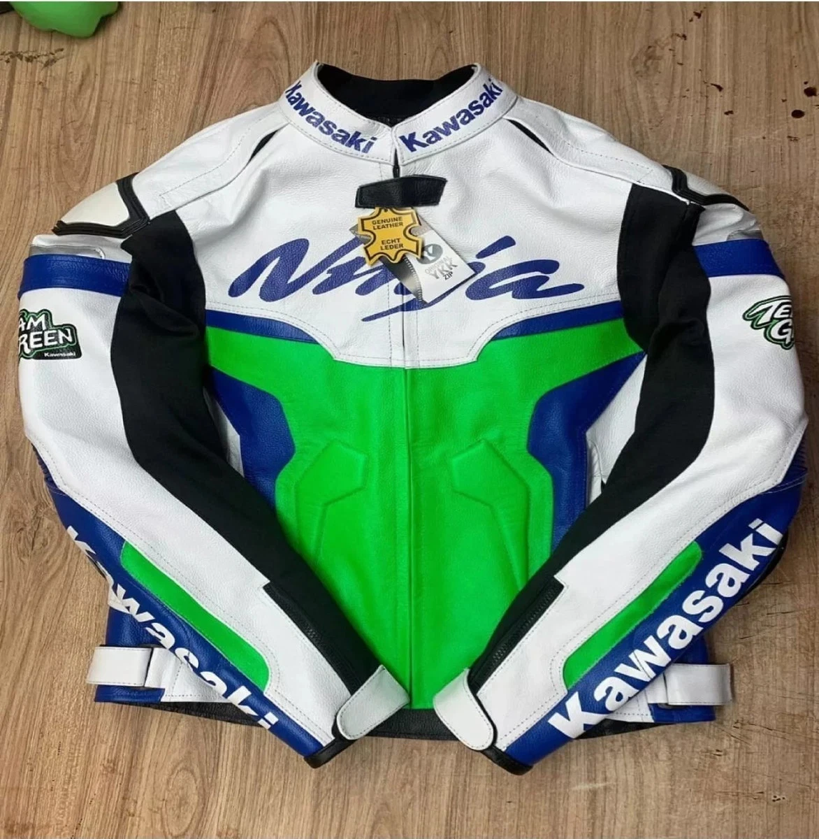 Kawasaki Leather Kawasaki Motorcycle Jackets for sale | eBay