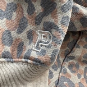 PINK Victoria's Secret Cream Leopard Hoodie