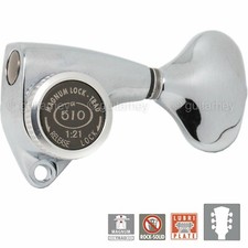 NEW Gotoh SGV510Z-L5 MGT L3 R3 LOCKING Tuners Set 21:1 Gear Ratio 3x3 - CHROME