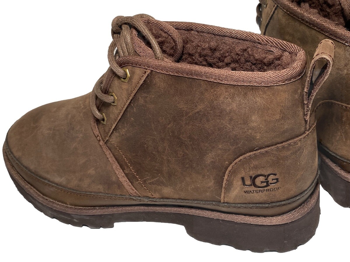 Men Size 8 UGG Australia Neuland Waterproof Leather Boots 