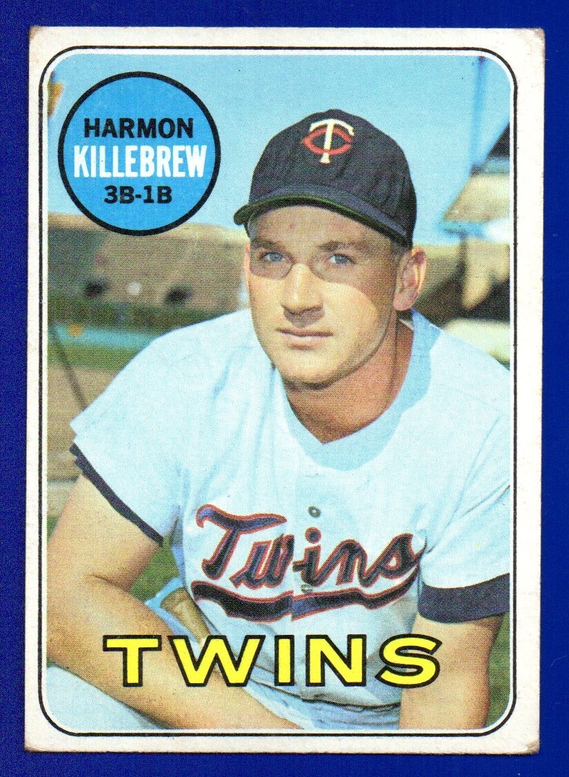 HARMON KILLEBREW twins 1969 TOPPS #375 VG-EX NO CREASES