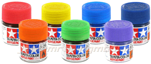 Tamiya Acrylic Paints X1 - X35 Model Paint 10ml Jars - Picture 2 of 36