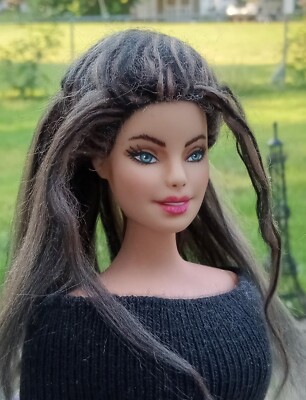 OOAK Custom Art Doll Repaint Barbie Collector Head Only JL Biel #17 Wynne