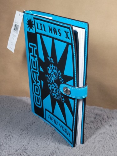 Coach Blue Leather The Lil Nas X Drop Notebook,  Hard-To-Find - NEW - Picture 5 of 16