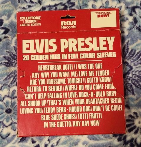 "Elvis Presley 20 Golden Hits PP113400" 45 giri vinile cofanetto mai giocato LN - Foto 4 di 9