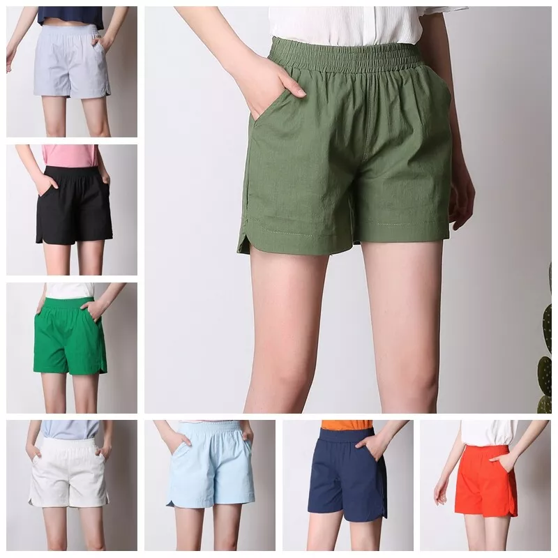 2023 Summer Navy/Grey/Green High Waist Wide Leg Shorts For Women Casual Half  Cropped Linen Trousers With Loose Fit And Knee Length Hem From Fjlongbida,  $24.48 | DHgate.Com