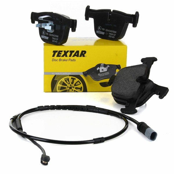 Textar 2551401 BremsbeläGe + Wako FüR BMW 3Er F30 F31 F34 4Er F32 F33 F36 Hinten-image