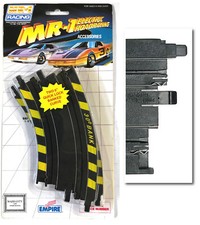 2pc 1992 Marchon MR-1 Racing HO Slot Car BANKED CURVE Track 22109 Unused Great 