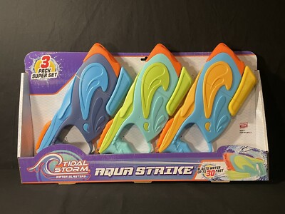 Tidal Storm Kids' Aqua Blitz Squirt Water Toy Blaster 3pk Large