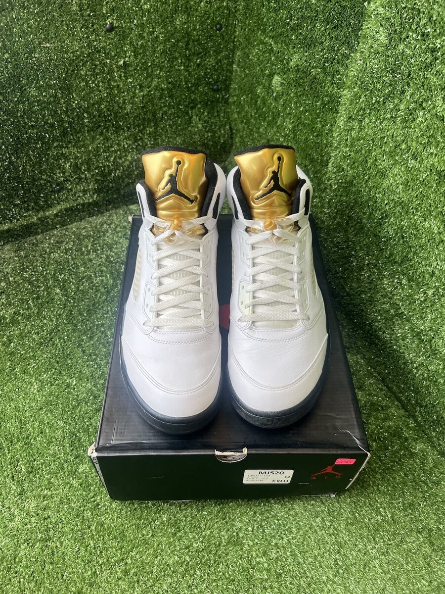 Nike Air Jordan 5 Retro Olympic size 12 136027-133 OG V Nike Air Jordan 5 Retro Olympic size 12 136027-133 OG V