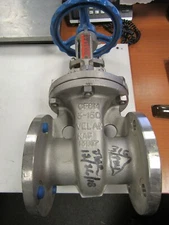 👀 NEW VELAN 3" #150 GATE VALVE 275 PSIG MODEL B CF8M BODY F10-0064C-13GY-W399