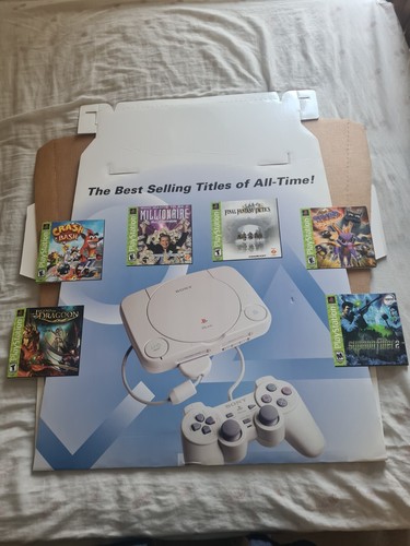 PLAYSTATION GREATEST HITS Promotional HUGE 3D Store Display Standee Card PROMO