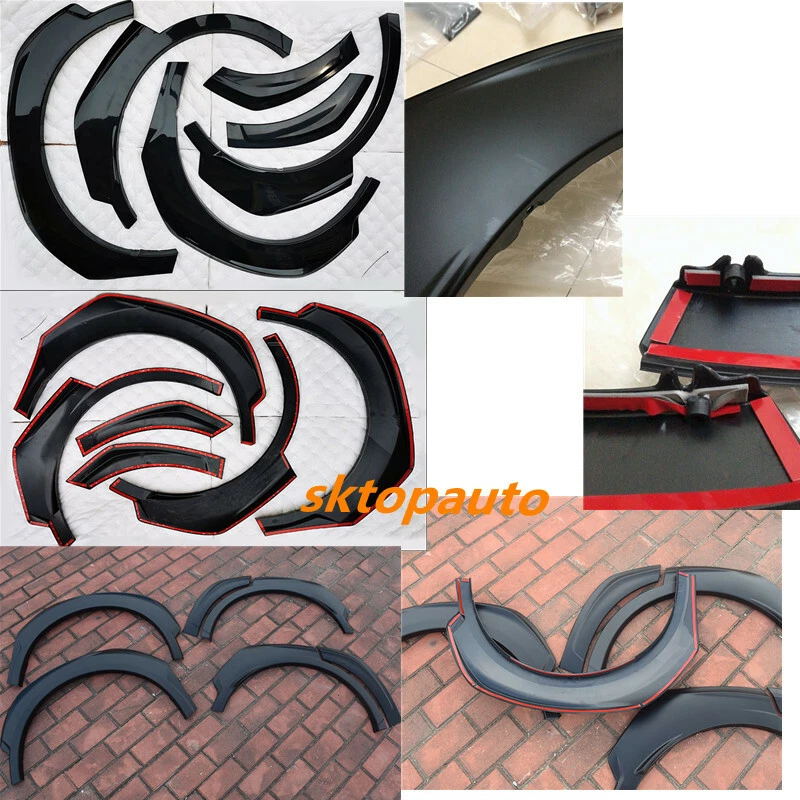 Guardabarros de arco de rueda sin pintar 6 piezas para Toyota C-HR CHR 2016 2017 2018 2019 Foto 4 de 4