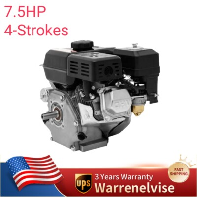 #ad Upgrade Version Gas Engine 7 5 HP 4 Stroke Electric Start Horizontal Go Kart $135.87