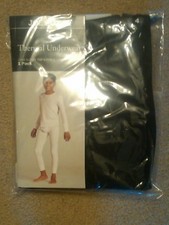 NEW BOYS 2-PC NAVY BLUE THERMAL LONG UNDERWEAR SET SZ 4 BY JOE BOXER