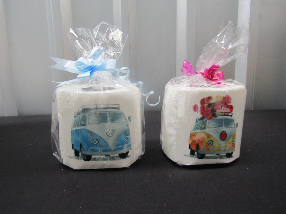 Campervan Novelty Toilet Roll Gift Birthday Present Funny Fun xmas