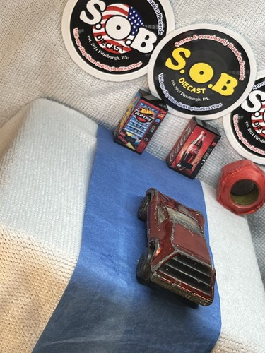 Hot Wheels Redlines 1969 Tri-Baby 1:64 Red Diecast USED VG Cond USA - Picture 7 of 9