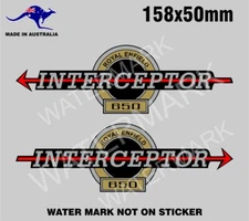 ROYAL ENFIELD 650 INTERCEPTOR MOTORCYCLE STICKER PAIR MOTORBIKE