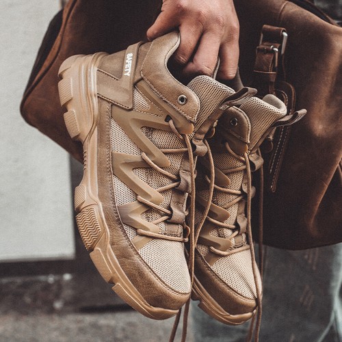 Scarpe antinfortunistiche uomo stivali da lavoro saldatura punta composita Botas De Trabajo Para Hombre - Foto 14 di 37