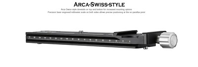 【Leofoto USA】Leofoto NR-200 200mm long nodal slide with clamp Arca