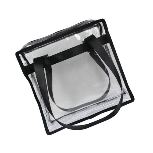 Sac à Main en PVC Transparent Sac à BandoulièRe Sac Fourre-Tout pour la