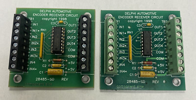 Delphi Automotive,28485-SD,Encoder Receiver Circuit Board Lot Of 2