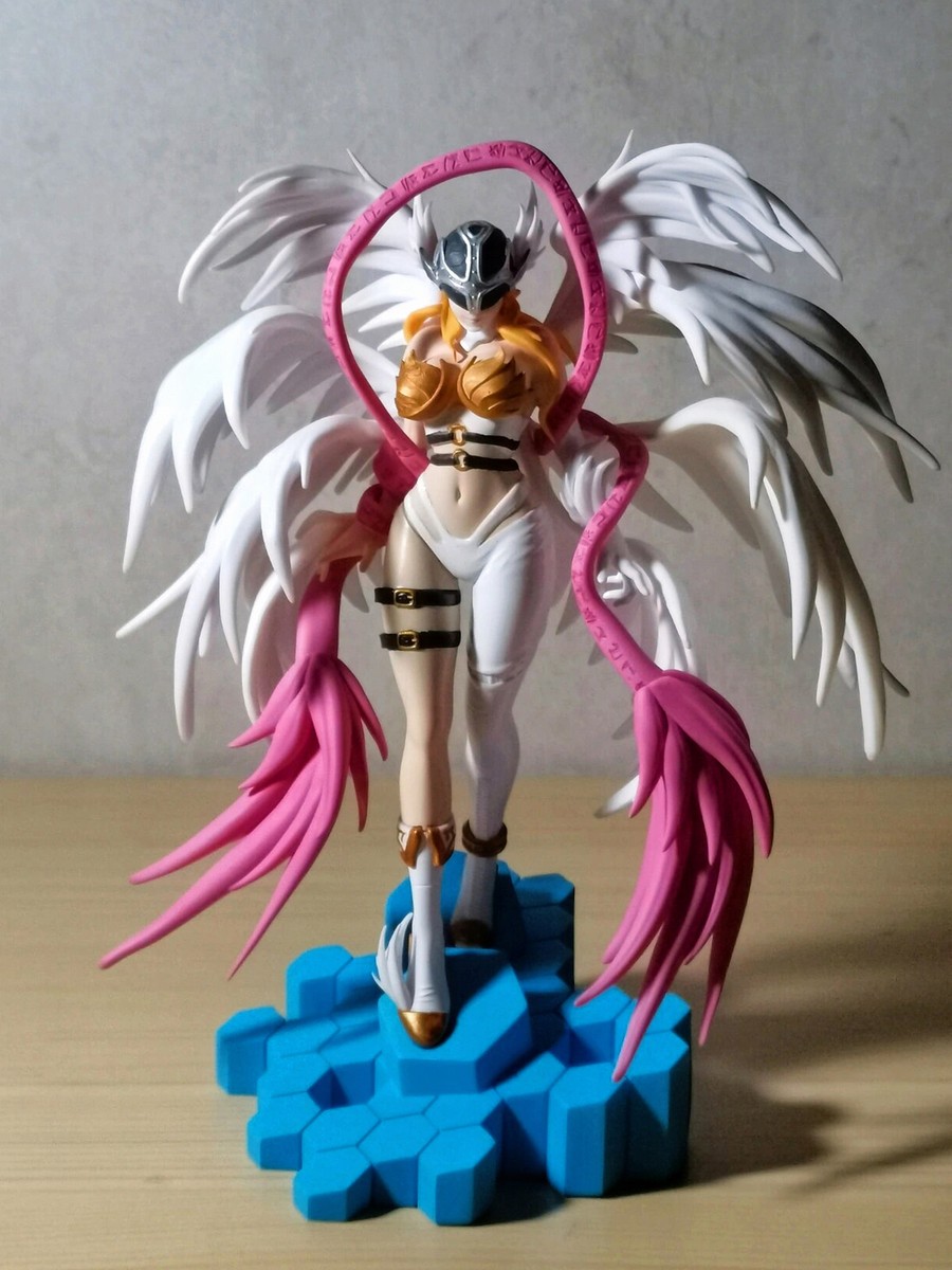 中古Digimonガレージキット（Angewomon＆Deviwomon） Unpainted Digimon Angewomon GK Resin GARAGE KIT FIGURES