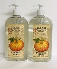 2 bottles Pumpkin Spice Moisturizing Hand Soap 28 fl oz Each
