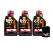 3L Motul 8100 ECO-LITE 0W20 Wix XP Filter Motor Oil Change Kit API SP-RC