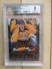 2013-14 Upper Deck MVP Filip Forsberg Rookie Gold Script /100 BGS 9 Mint RC #66