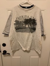Vintage Florida USA T Shirt XXL Made In The USA FL Beach