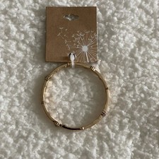 Gold Tone Stretch Bangle Bracelet, New With Tags, Gold