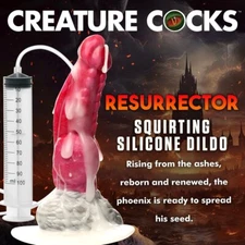 Creature Cocks Resurrector Squirting Silicone Alien Dildo Dong by XR Brand