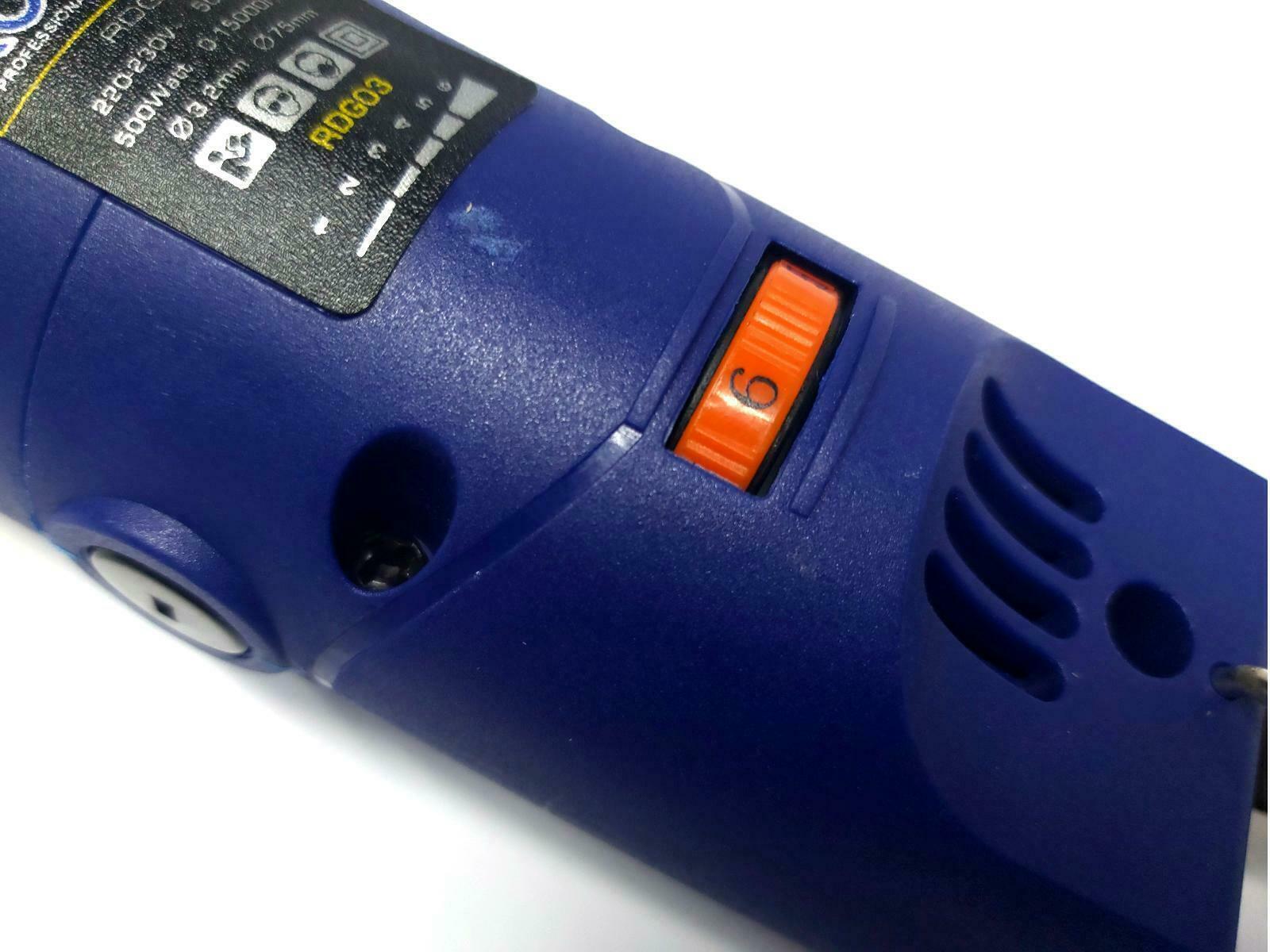 Smerigliatrice Mini Flex 75mm Regolabile Multifunzione 6 Velocità 220V - 4