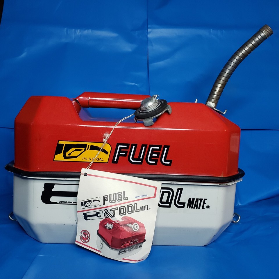Blitz Fuel & Tool Mate USMC 1 1/2 Gallons 5.7 Liters Gas Can Tool Box