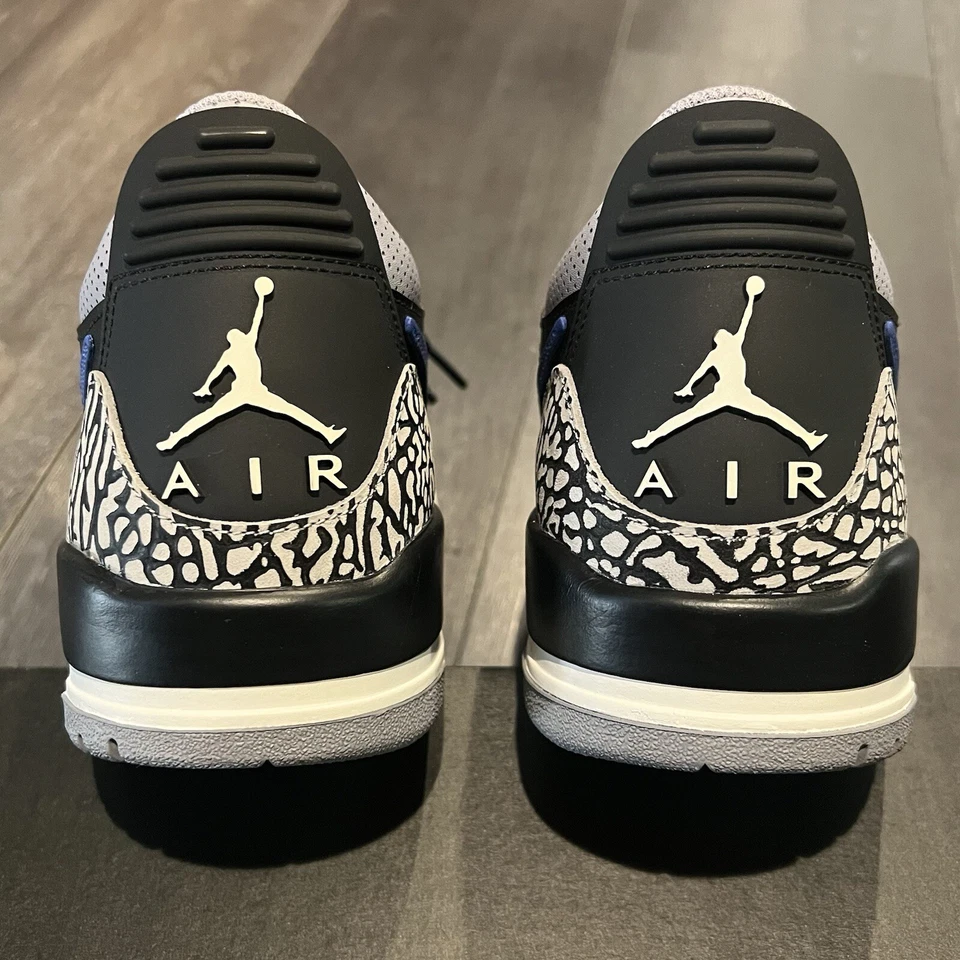 Nike Air Jordan Legacy 312 Low Game Royal Negro Zapatos CD7069-041 Hombres Talla NUEVO Foto 4 de 4