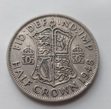 1948 King George VI Second Coinage Halfcrown Half Crown Circulated Condition