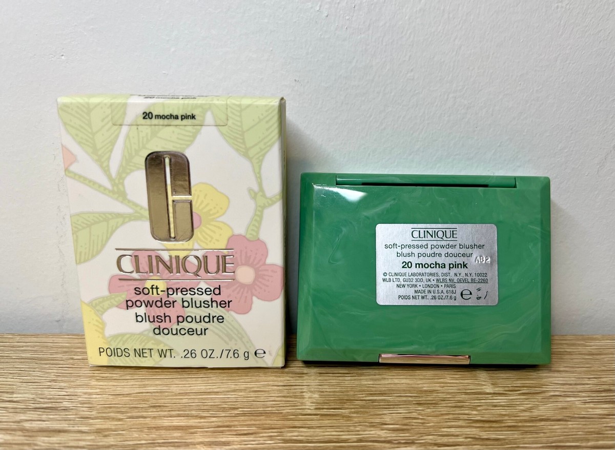 Clinique Soft-Pressed Powder Blusher #20 Mocha Pink .26 oz