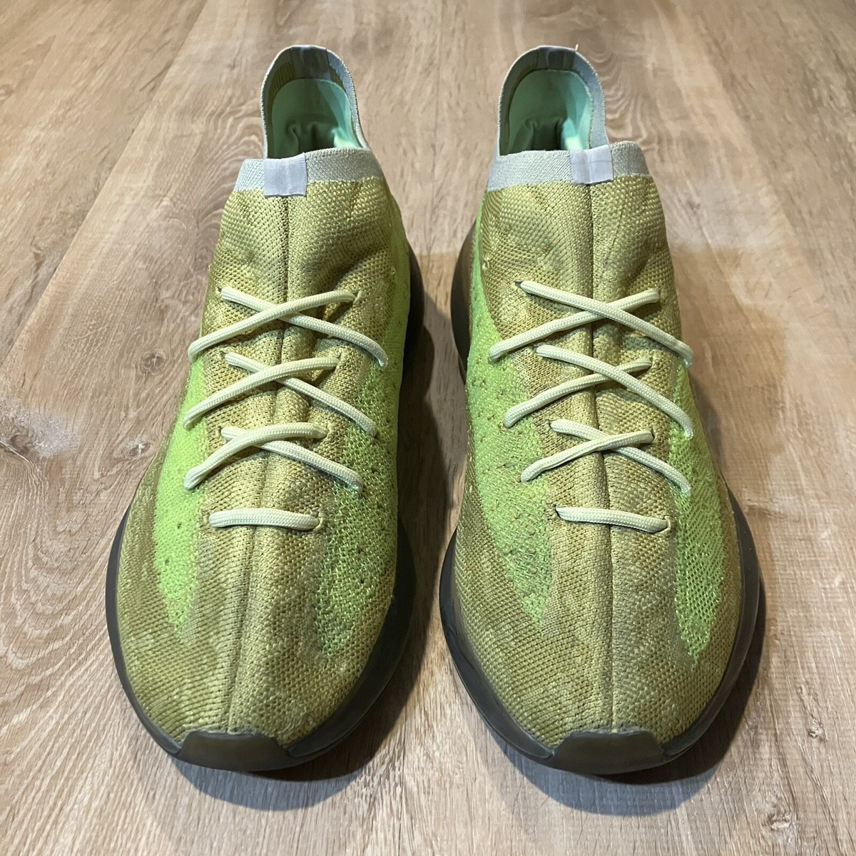 Yeezy Boost 380 Hylte Size 11 Mens Green Yellow Black CLEAN V2