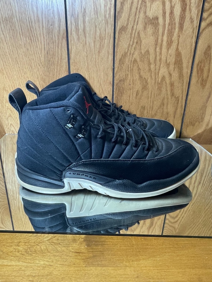 Nike Men's Air Jordan 12 XII Retro Black Nylon Neoprene 130690-004