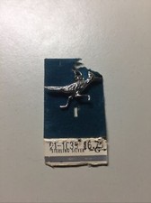 Dije de corredor de carretera Griffith Sterling 3D vintage de los años 60 nuevo en stock