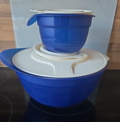Tupperware Combi plus Rührschüssel mit Spritzschutz + Schüssel P11 klein 650 ml