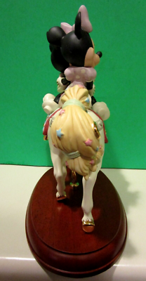 LENOX Disney MICKEY'S CAROUSEL ROMANCE HORSE MINNIE MOUSE -- NEW