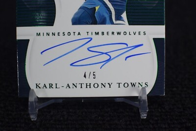2021 Panini National Treasures Karl Anthony Towns Timberwolves