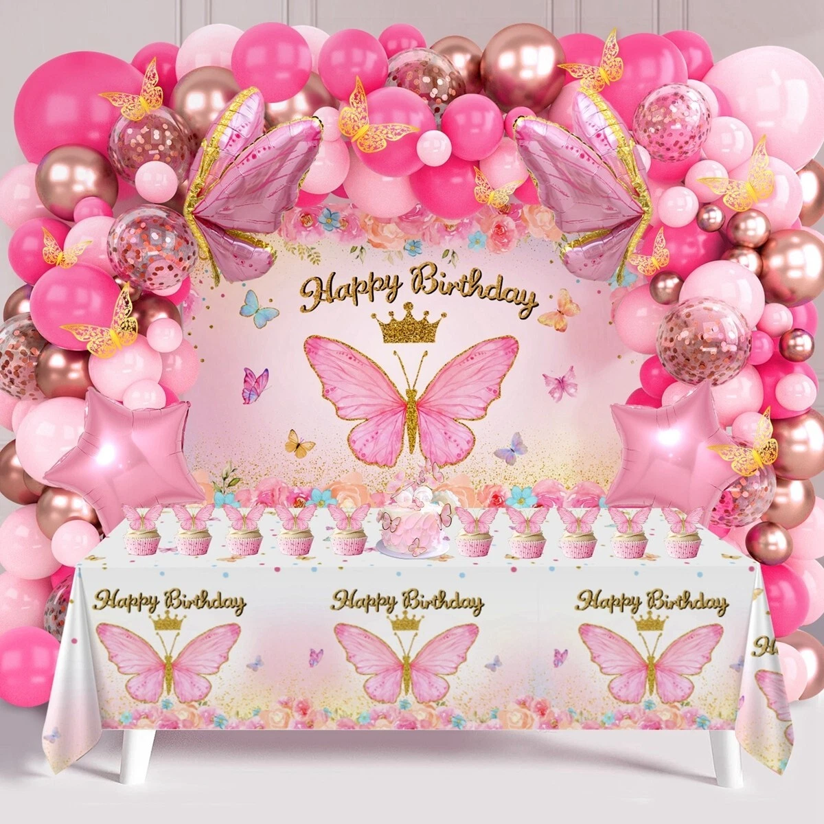 12 Gafas De Fiesta De Mariposa - Decoración Divertida Para Cumpleaños Y Fotos