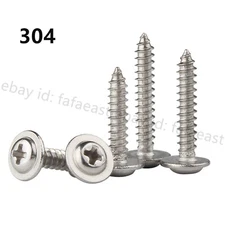 M1.4 M1.7 M2 M3 Stainless Steel Pan Round Head Washer Head Self Tapping Screws