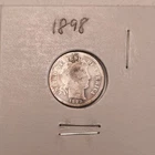 1898 Barber Dime Silver 10C United States Coin Circulated