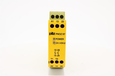Pilz 774059 PNOZ X7 Safety Relay | 24V AC/DC | 2 N/O | E-STOP Monitor