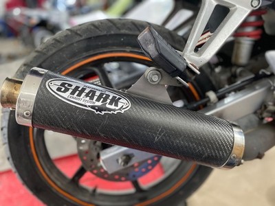 shark Street bolt-on Auspuff mit db-eater Honda CBR 125 R 