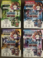 Topps Match Attax 2025/26 Trading Cards Game 4 Mini Tins New Sealed Like Picture